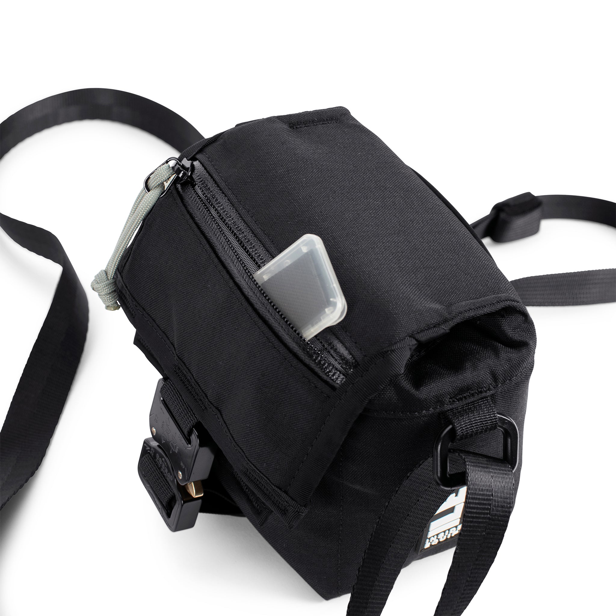 Black Cordura - handmade camera cross body - mirrorless camera - street photography - Cobra buckle - XPAC - made in USA