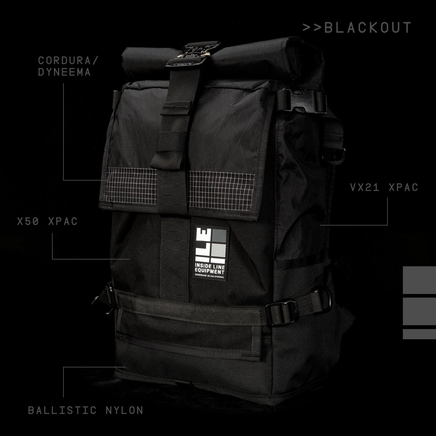  - Handmade Backpack - Waterproof - X-Pac Sailcloth - Made in USA