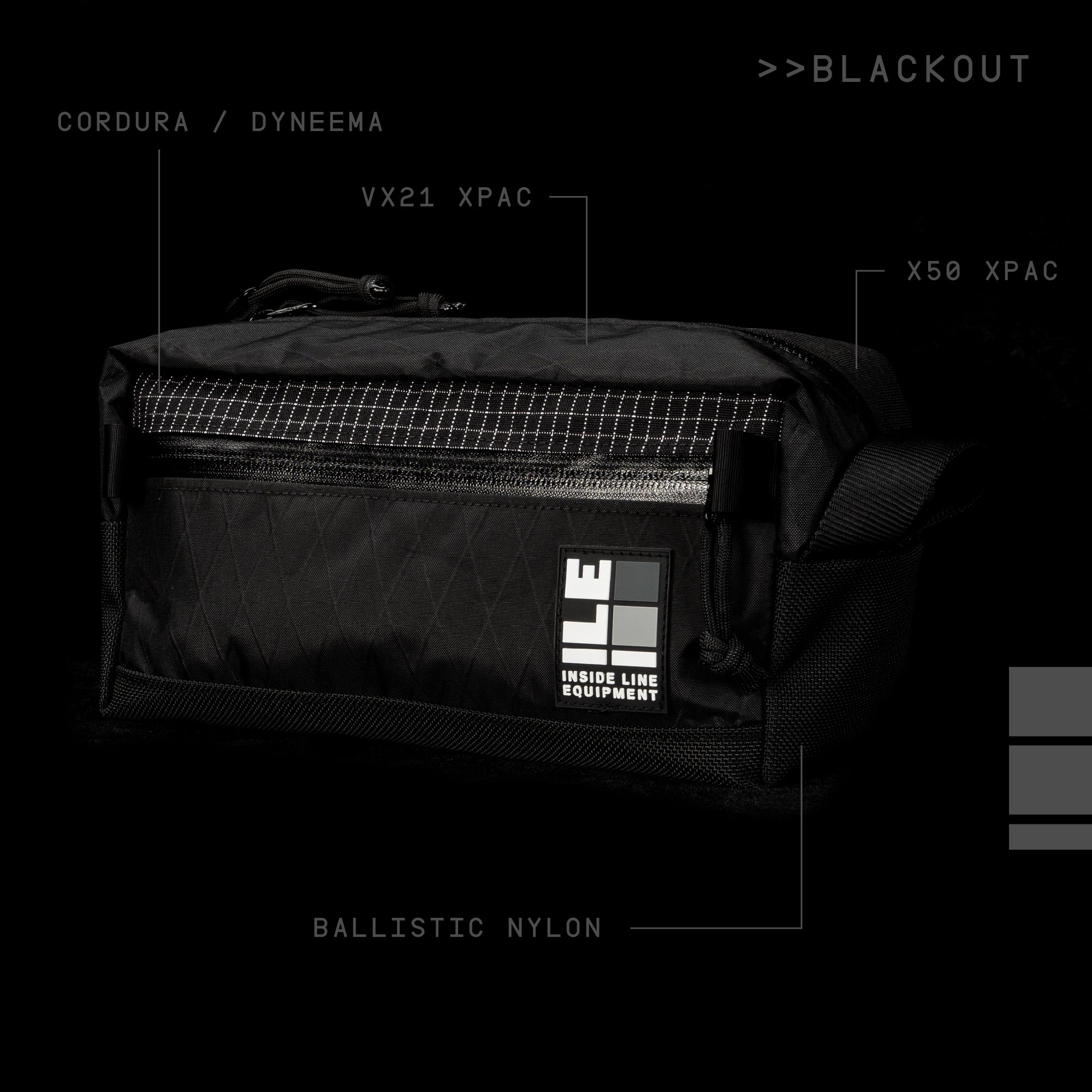 Dopp Kit - Utility: Blackout Patchwork
