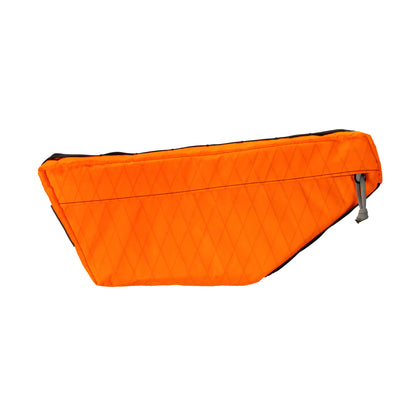 Bicycle Frame Bag - Weatherproof Bikepacking Bag - X-Pac Sailcloth - Tool Organization System - 3L Capacity - YKK Uretek Zippers - Handmade in USA