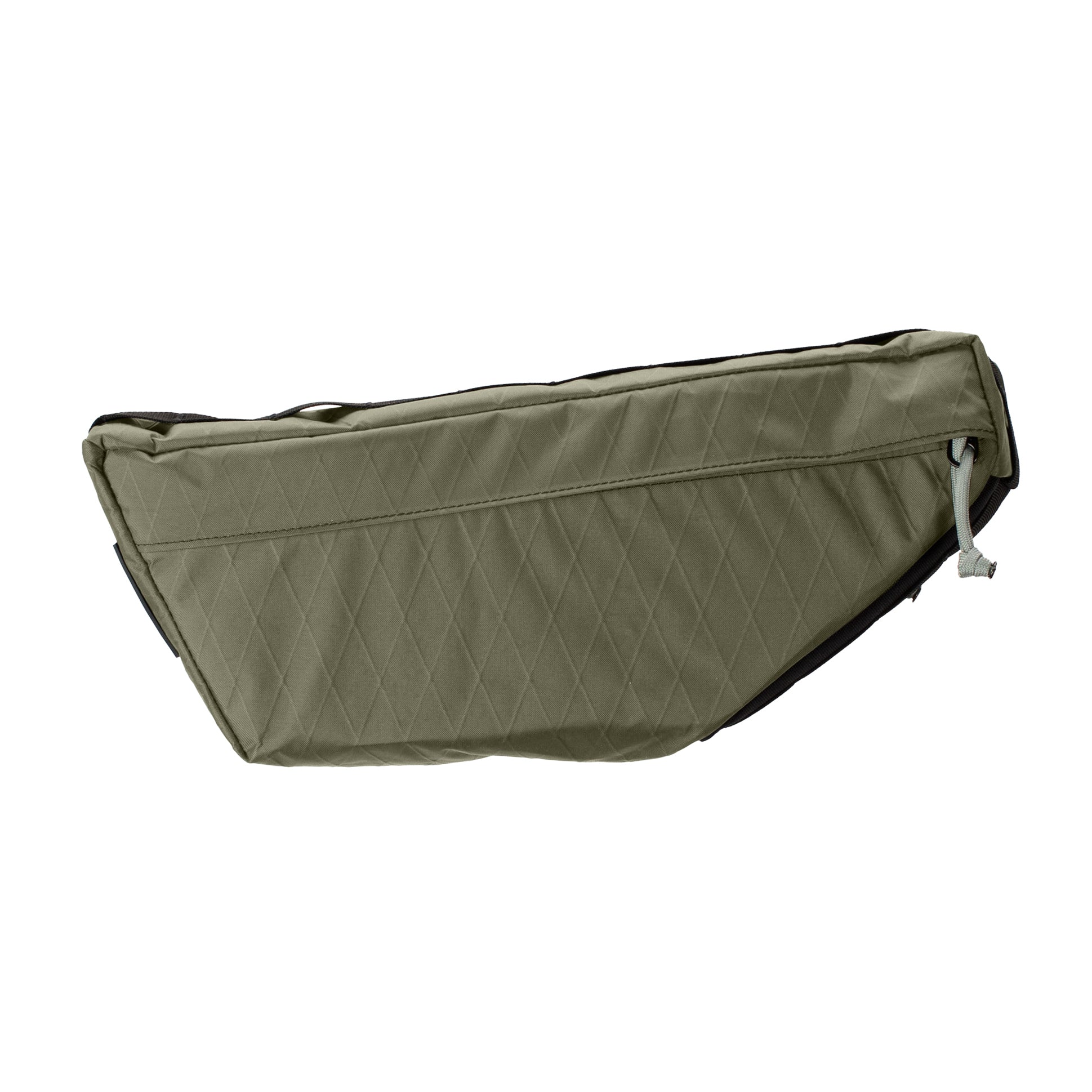 Bicycle Frame Bag - Weatherproof Bikepacking Bag - X-Pac Sailcloth - Tool Organization System - 3L Capacity - YKK Uretek Zippers - Handmade in USA