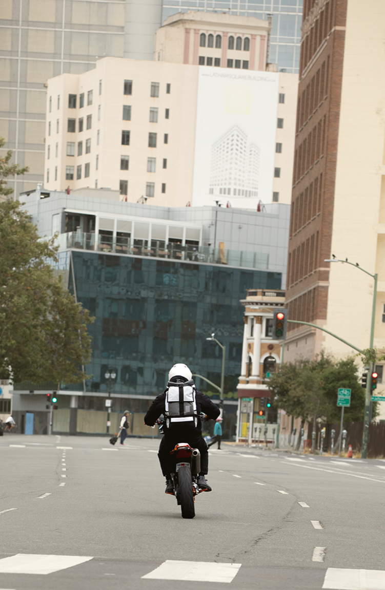 WATERPROOF BACKPACK FOR MOTORCYCLES. MADE IN USA
