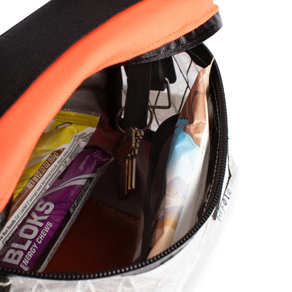 Pilot Bar Bag - Weatherproof Bicycle Handlebar Bag - XPac - Waxed Canvas - Cordura - Adjustable Harness System - 2.6L Cycling Bag - Handmade in USA