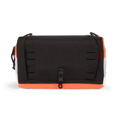 Pilot Bar Bag - Weatherproof Bicycle Handlebar Bag - XPac - Waxed Canvas - Cordura - Adjustable Harness System - 2.6L Cycling Bag - Handmade in USA