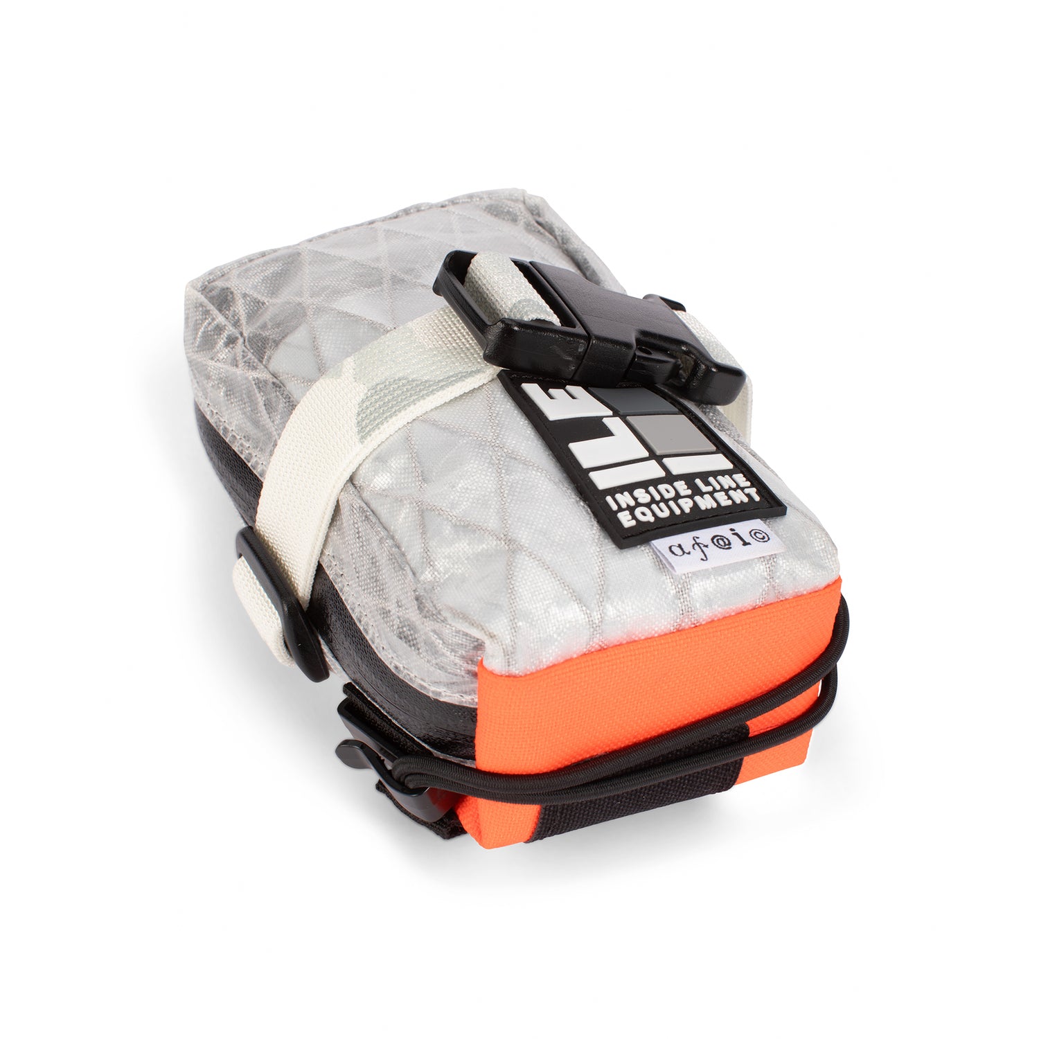 bike seat bag - Handmade Waterproof Bike Bag - UX10 reflective - under seat mount - bike tool bag - cycling road bike bag - Made in Berkeley, California