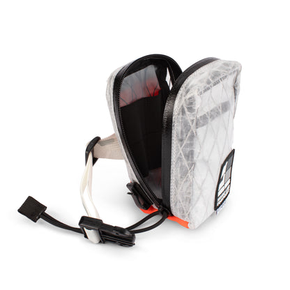 bike seat bag - Handmade Waterproof Bike Bag - UX10 reflective - under seat mount - bike tool bag - cycling road bike bag - Made in Berkeley, California