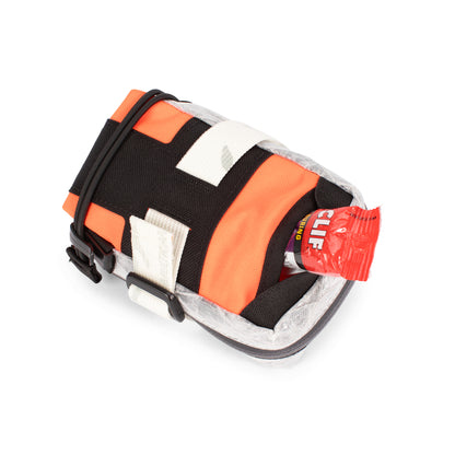 bike seat bag - Handmade Waterproof Bike Bag - UX10 reflective - under seat mount - bike tool bag - cycling road bike bag - Made in Berkeley, California