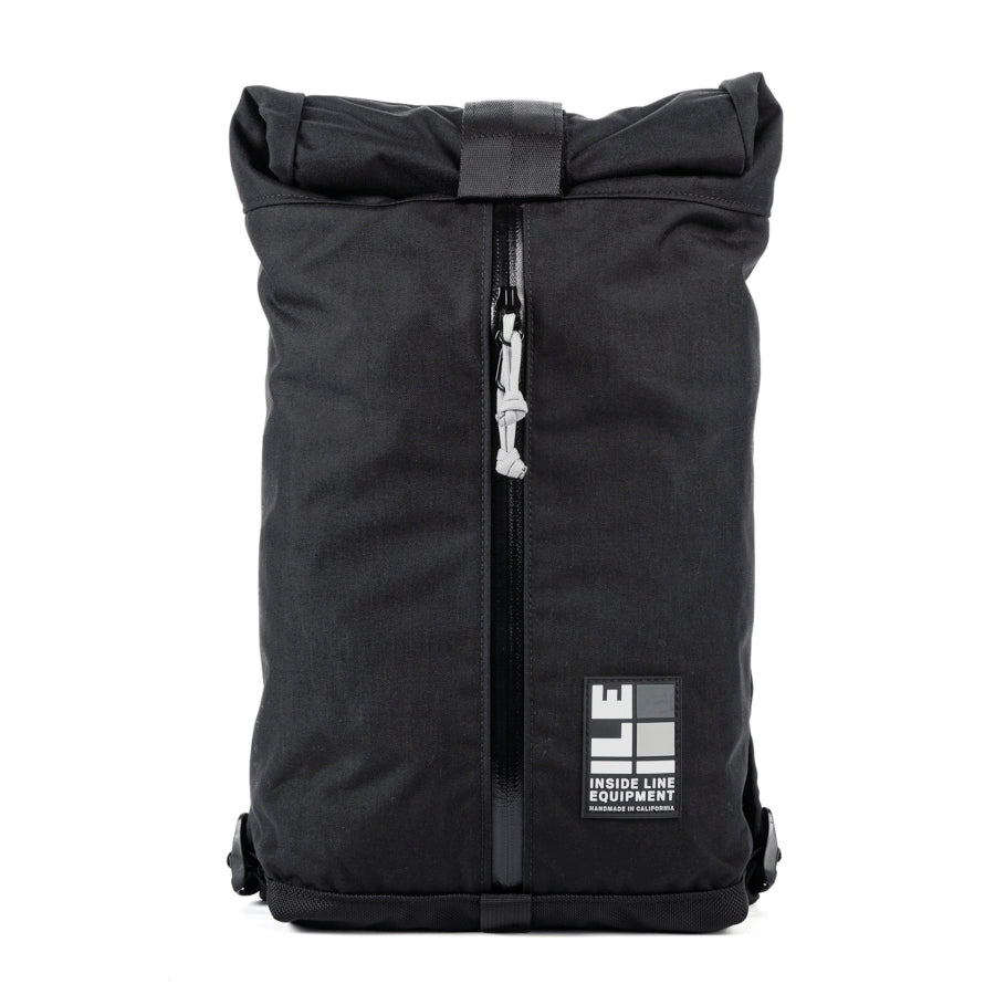 11L technical backpack - Compact Backpack - hiking day pack - XPAC - Water-resistant Roll-Top - hydration sleeve - waterproof YKK zipper - Made in USA