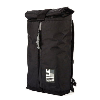 11L technical backpack - Compact Backpack - hiking day pack - XPAC - Water-resistant Roll-Top - hydration sleeve - waterproof YKK zipper - Made in California