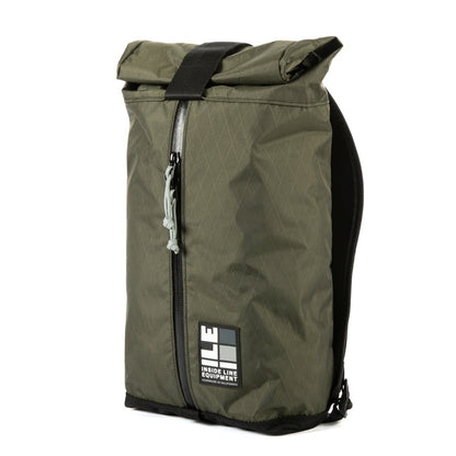 11L technical backpack - Lightweight Backpack - hiking day pack - XPAC - Water-resistant Roll-Top - hydration sleeve - waterproof YKK zipper - Made in California