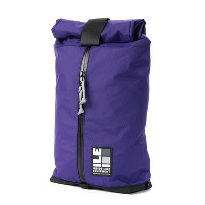 11L technical backpack - Lightweight Backpack - hiking day pack - XPAC - Water-resistant Roll-Top - hydration sleeve - waterproof YKK zipper - Made in California