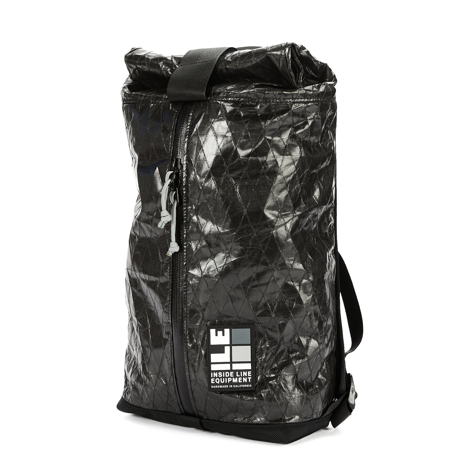 11L technical backpack - Compact Backpack - hiking day pack - XPAC - Water-resistant Roll-Top - hydration sleeve - waterproof YKK zipper - Made in USA