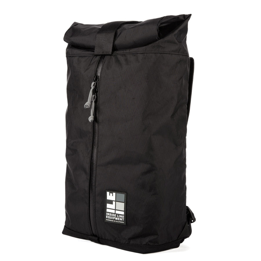 18L - Techinical Backpack - hiking day pack - XPAC - Water-resistant Roll-Top - hydration sleeve - waterproof YKK zipper - Made in USA - Lifetime Guarantee