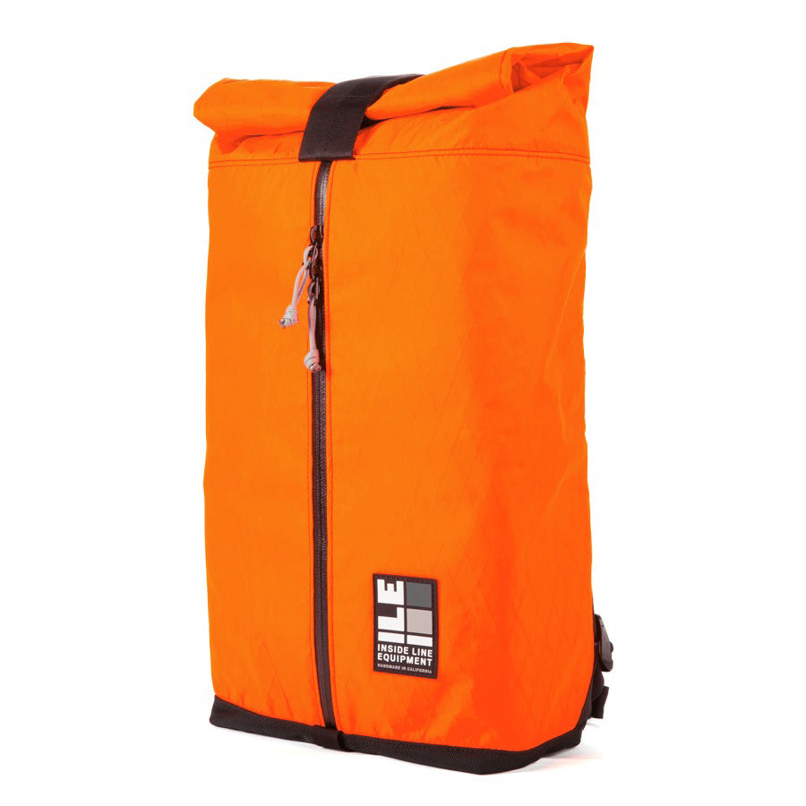 18L - Techinical Backpack - hiking day pack - XPAC - Water-resistant Roll-Top - hydration sleeve - waterproof YKK zipper - Made in USA - Lifetime Guarantee