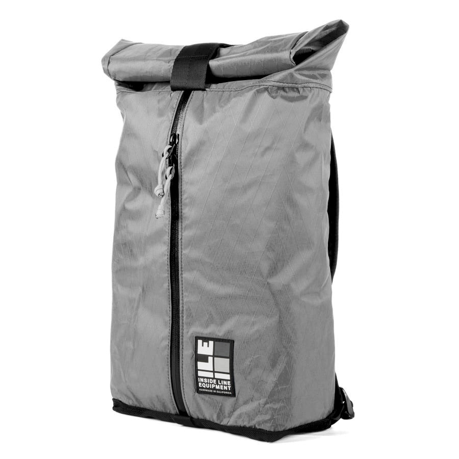 18L - Techinical Backpack - hiking day pack - XPAC - Water-resistant Roll-Top - hydration sleeve - waterproof YKK zipper - Made in USA - Lifetime Guarantee