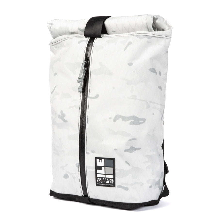 18L - Techinical Backpack - hiking day pack - XPAC - Water-resistant Roll-Top - hydration sleeve - waterproof YKK zipper - Made in USA - Lifetime Guarantee