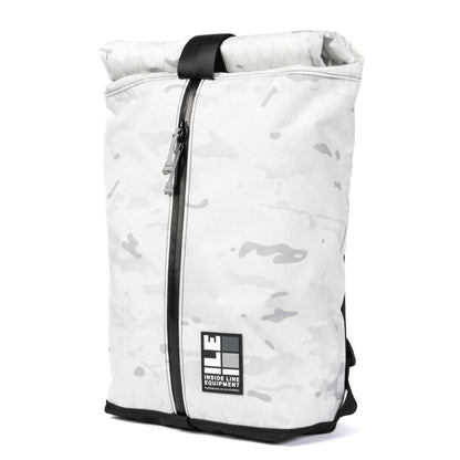 18L - Techinical Backpack - hiking day pack - XPAC - Water-resistant Roll-Top - hydration sleeve - waterproof YKK zipper - Made in USA - Lifetime Guarantee
