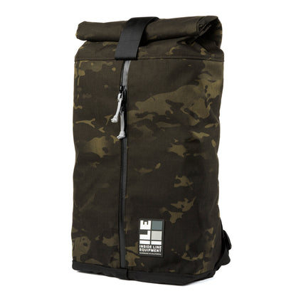 18L - Techinical Backpack - hiking day pack - XPAC - Water-resistant Roll-Top - hydration sleeve - waterproof YKK zipper - Made in USA - Lifetime Guarantee