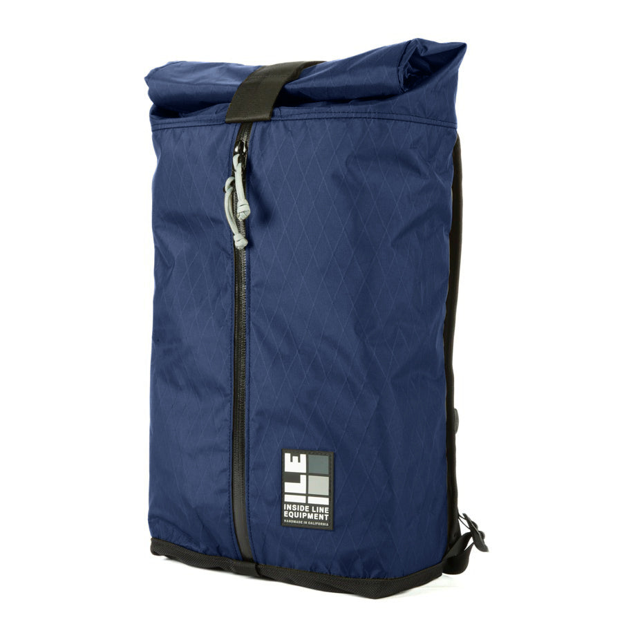 18L - Techinical Backpack - hiking day pack - XPAC - Water-resistant Roll-Top - hydration sleeve - waterproof YKK zipper - Made in USA - Lifetime Guarantee