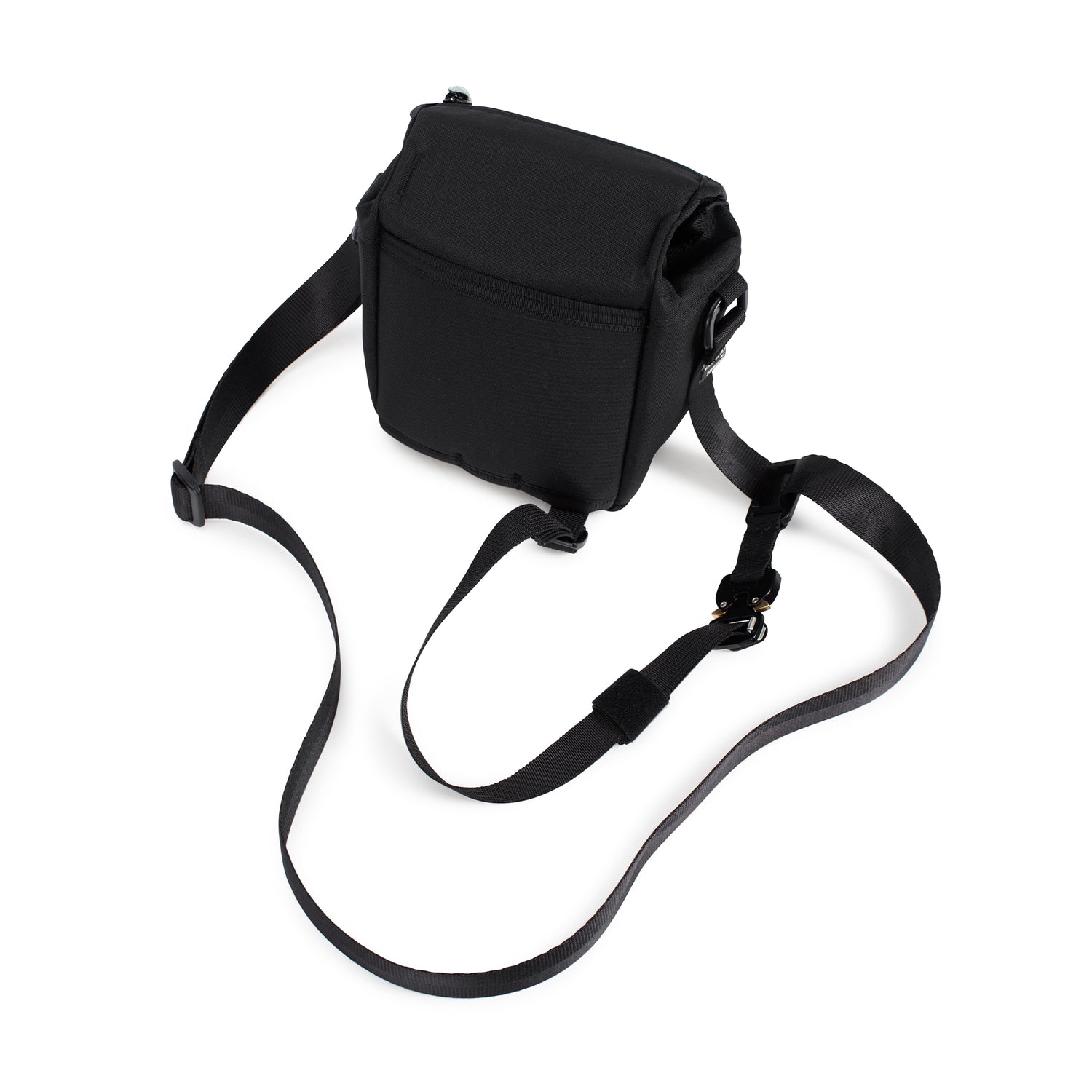Black Cordura - handmade camera cross body - mirrorless camera - street photography - Cobra buckle - XPAC - made in USA