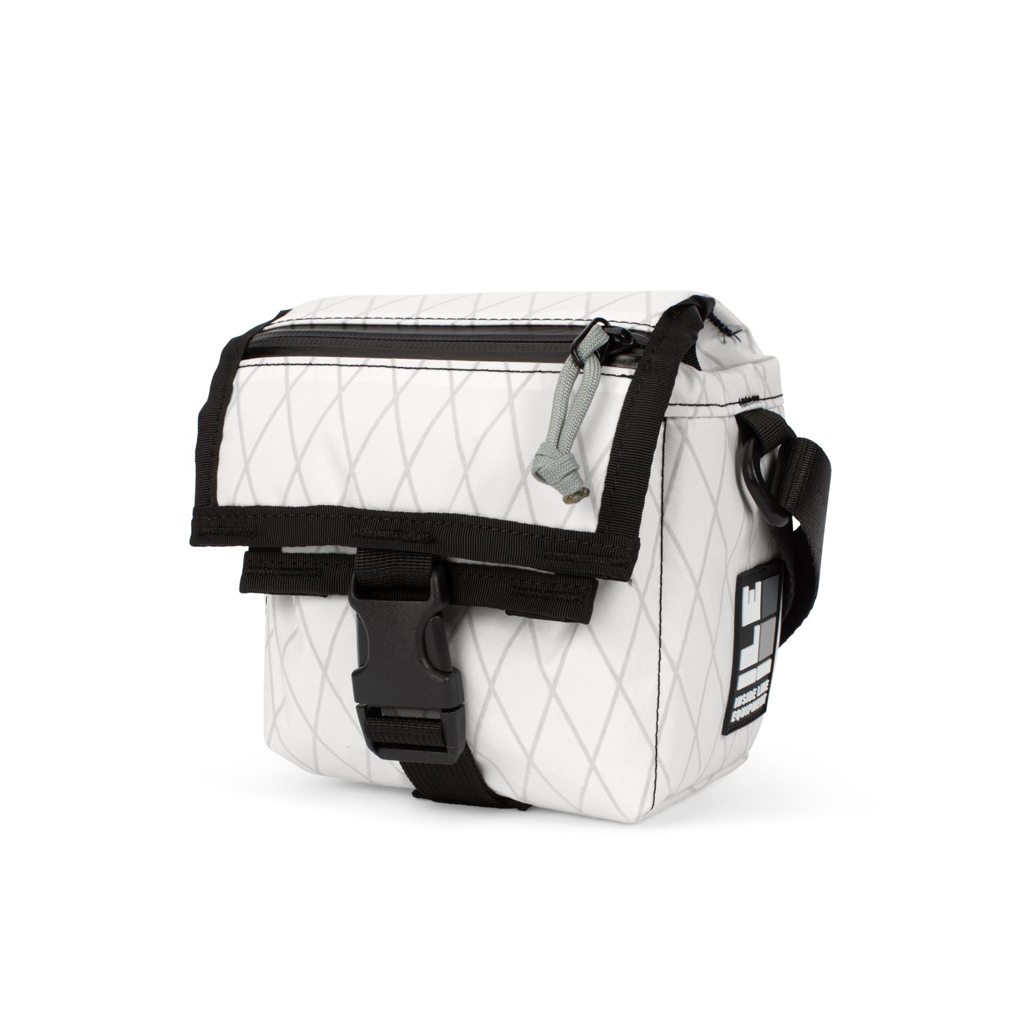 White VX21 - handmade camera cross body - mirrorless camera - street photography - Cobra buckle - XPAC - made in USA