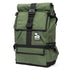 default XL - Handmade Backpack - Commuter Cycling Bag - XPAC - Waterproof Roll-Top - TPU welded liner - Laptop Sleeve - Made in California - EDC Everyday Carry Backpack