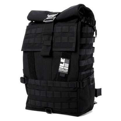  TPU welded seam liner - MOLLE system - Handmade Backpack - Commuter Cycling Bag - XPAC - Waterproof Roll-Top - Laptop Sleeve - Made in USA