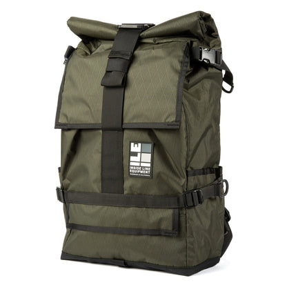  TPU lined - Everyday Backpack - Commuter Cycling Bag - XPAC - Waterproof Roll-Top - Laptop Sleeve - Made in Berkeley, CA - EDC Everyday Carry Backpack - YKK Zippers