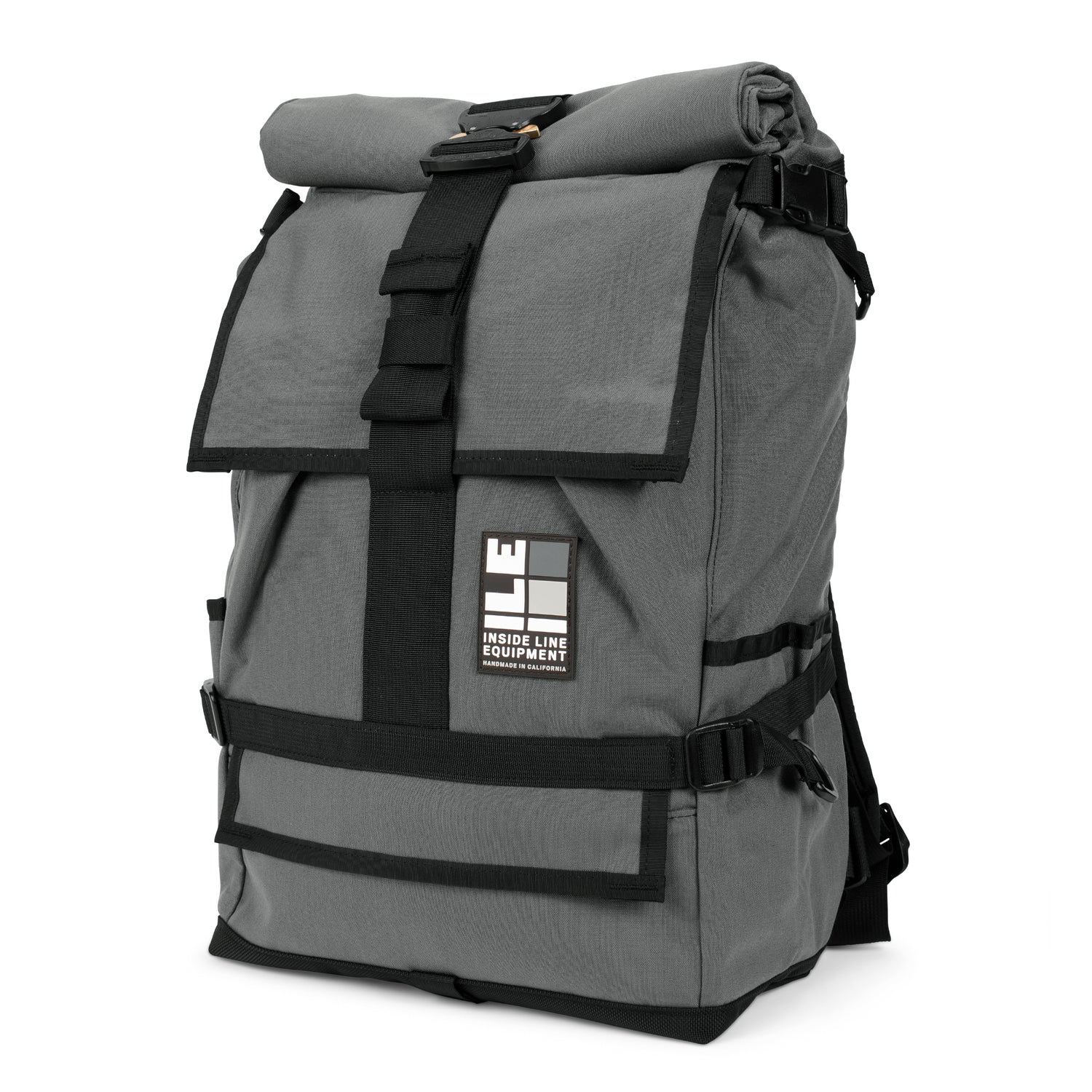  TPU welded seam liner - Handmade Backpack - Commuter Cycling Bag - XPAC - Waterproof Roll-Top - Laptop Sleeve - Made in USA