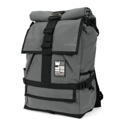  TPU welded seam liner - Handmade Backpack - Commuter Cycling Bag - XPAC - Waterproof Roll-Top - Laptop Sleeve - Made in USA