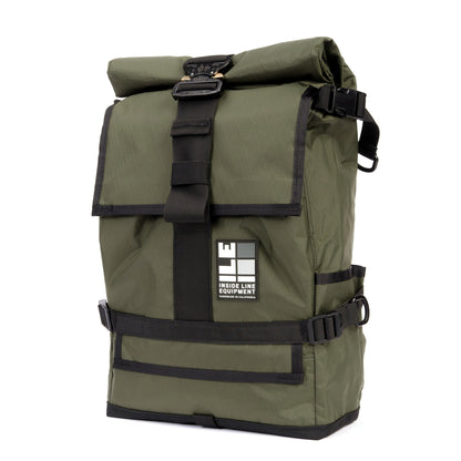 Cobra Buckle - Mens Backpack - Commuter Cycling Bag - XPAC - Waterproof Roll-Top - TPU welded liner - Laptop Sleeve - Made in Berkeley, CA