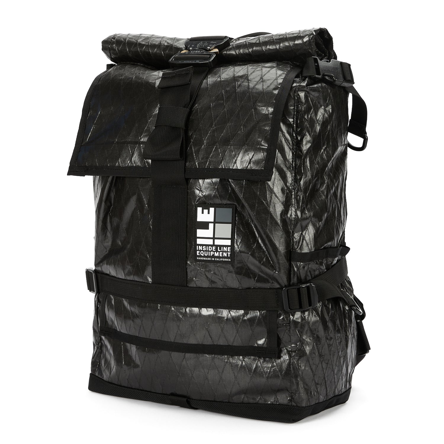  TPU lined - Everyday Backpack - Commuter Cycling Bag - XPAC - Waterproof Roll-Top - Laptop Sleeve - Made in Berkeley, CA - EDC Everyday Carry Backpack - YKK Zippers