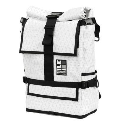  TPU welded seam liner - Handmade Backpack - Commuter Cycling Bag - XPAC - Waterproof Roll-Top - Laptop Sleeve - Made in USA