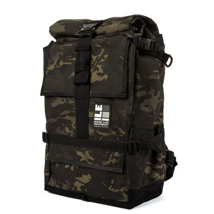 default XL - Military Grade Backpack - Commuter Cycling Bag - XPAC - Waterproof Roll-Top - TPU welded liner - Laptop Sleeve - Made in Berkeley, CA