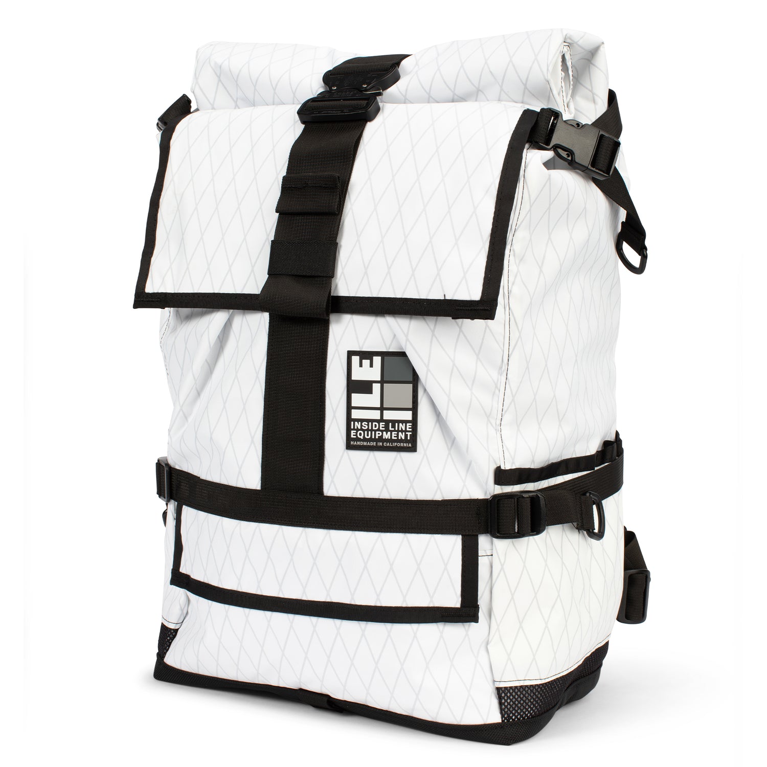 default XL - Military Grade Backpack - Commuter Cycling Bag - XPAC - Waterproof Roll-Top - TPU welded liner - Laptop Sleeve - Made in California
