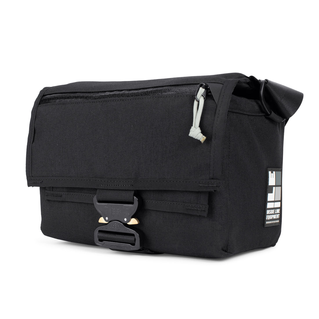 Black Cordura handmade camera bag - weatherproof - adjustable velcro dividers - mirrorless camera - DSLR lens - travel camera padded bag - XPAC - made in USA