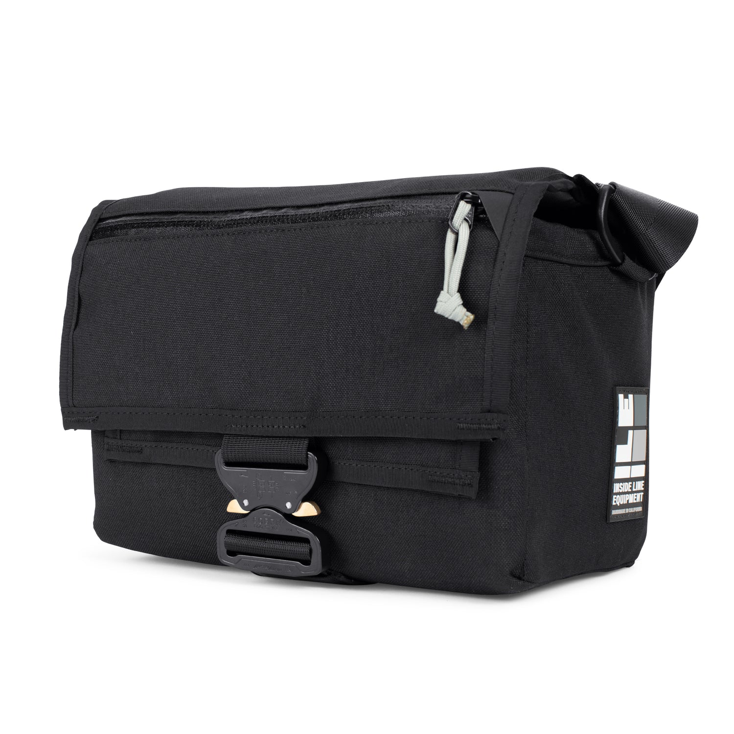 Black Cordura handmade camera bag - weatherproof - adjustable velcro dividers - mirrorless camera - DSLR lens - travel camera padded bag - XPAC - made in USA