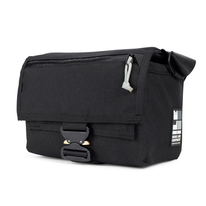 Black Cordura handmade camera bag - weatherproof - adjustable velcro dividers - mirrorless camera - DSLR lens - travel camera padded bag - XPAC - made in USA