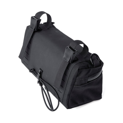 Pilot Bar Bag - Weatherproof Bicycle Handlebar Bag - XPac - Waxed Canvas - Cordura - Adjustable Harness System - 2.6L Cycling Bag - Handmade in USA
