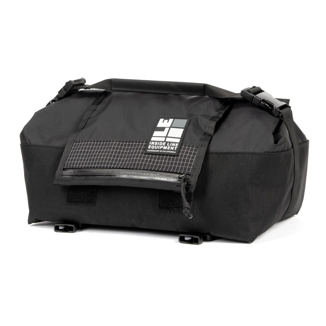 Porteur Rackbag - Waterproof Bike Bag - X-Pac Sailcloth &amp; Cordura - Front Rack Bicycle Bag - 42L Capacity - Handmade in USA