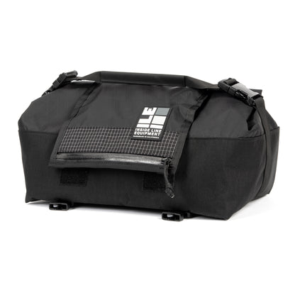 Porteur Rackbag - Waterproof Bike Bag - X-Pac Sailcloth &amp; Cordura - Front Rack Bicycle Bag - 42L Capacity - Handmade in USA