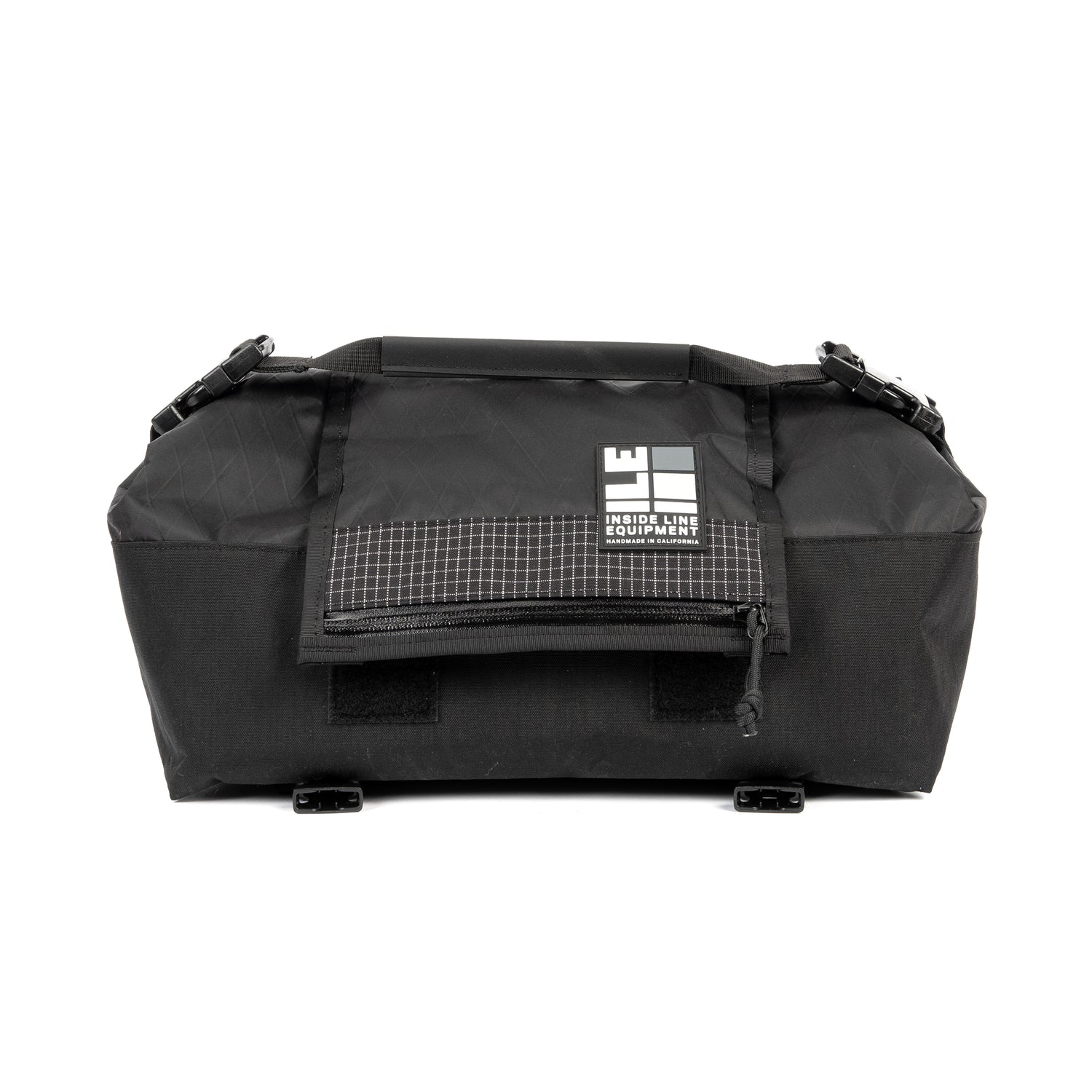 Porteur Rackbag - Waterproof Bike Bag - X-Pac Sailcloth &amp; Cordura - Front Rack Bicycle Bag - 42L Capacity - Handmade in USA