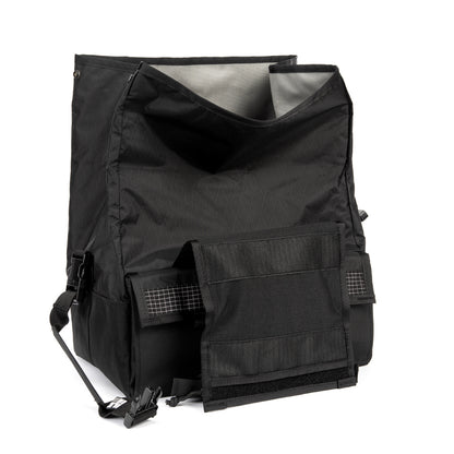 Porteur Rackbag - Waterproof Bike Bag - X-Pac Sailcloth &amp; Cordura - Front Rack Bicycle Bag - 42L Capacity - Handmade in USA