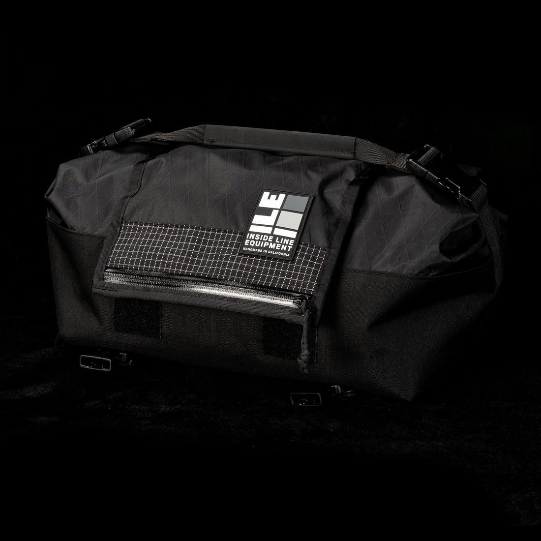 Porteur Rackbag - Waterproof Bike Bag - X-Pac Sailcloth &amp; Cordura - Front Rack Bicycle Bag - 42L Capacity - Handmade in USA