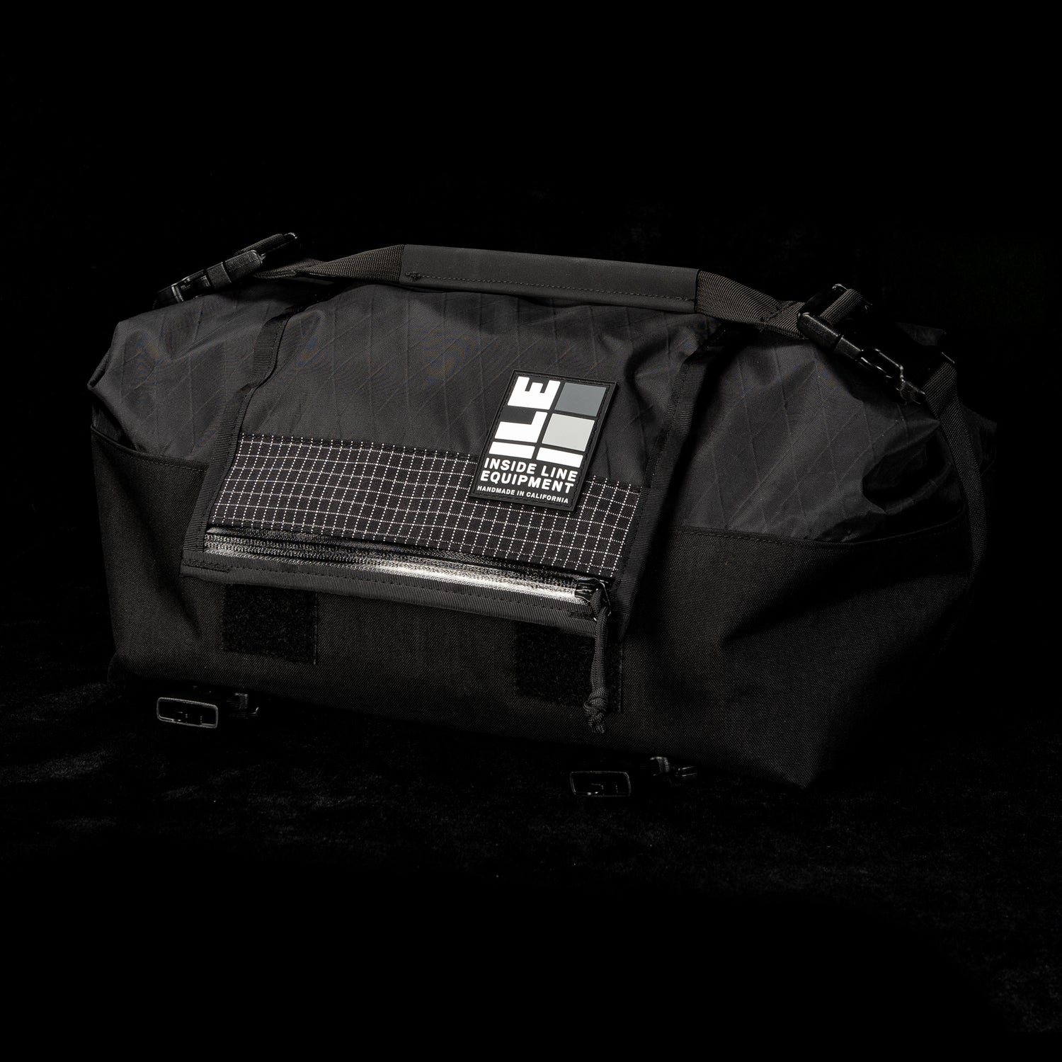 Porteur Rackbag - Waterproof Bike Bag - X-Pac Sailcloth &amp; Cordura - Front Rack Bicycle Bag - 42L Capacity - Handmade in USA