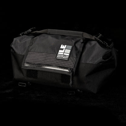Porteur Rackbag - Waterproof Bike Bag - X-Pac Sailcloth &amp; Cordura - Front Rack Bicycle Bag - 42L Capacity - Handmade in USA