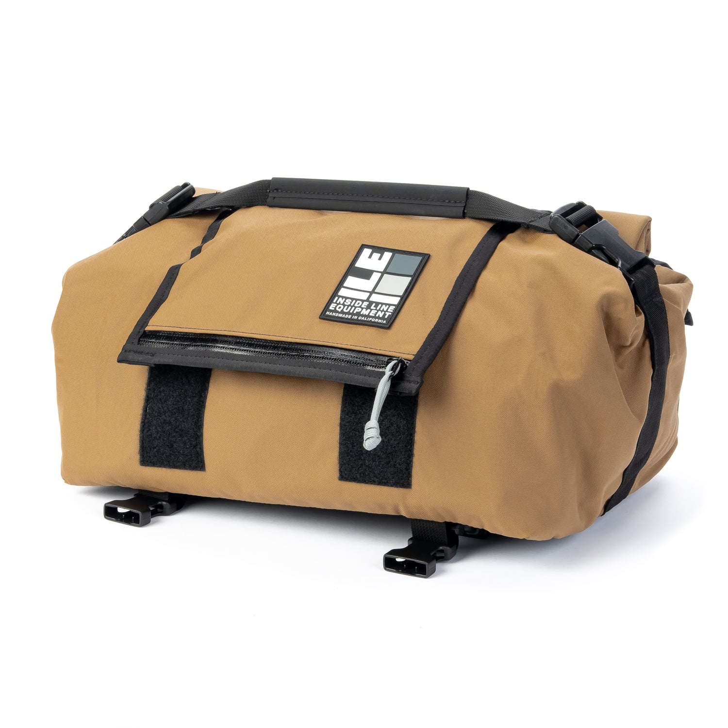 Porteur Rackbag - Waterproof Bike Bag - X-Pac Sailcloth &amp; Cordura - Front Rack Bicycle Bag - 42L Capacity - Handmade in USA