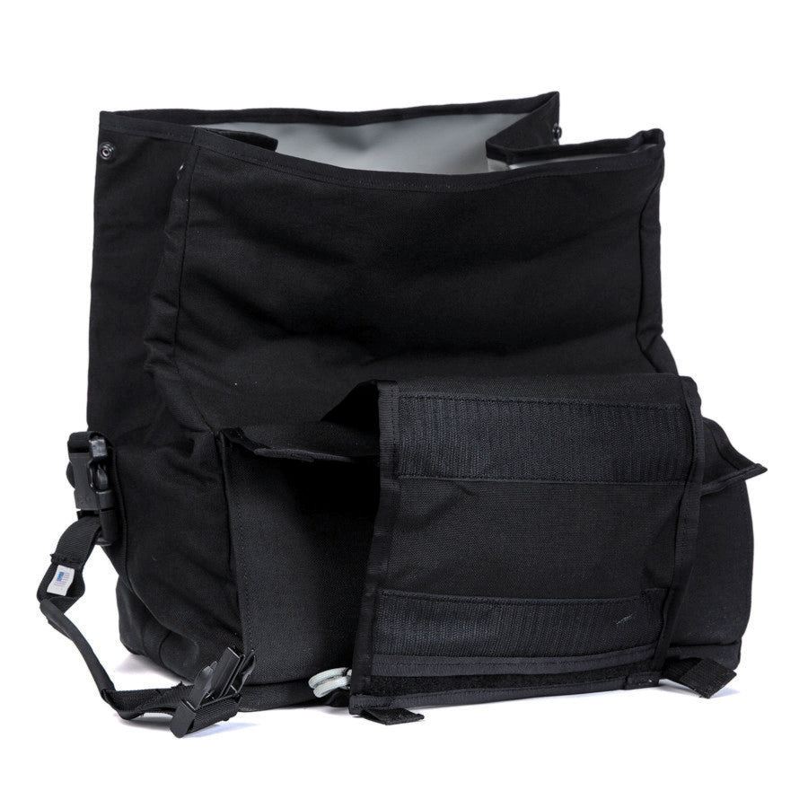 Porteur Rackbag - Waterproof Bike Bag - X-Pac Sailcloth &amp; Cordura - Front Rack Bicycle Bag - 42L Capacity - Handmade in USA