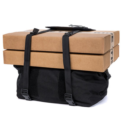 Porteur Rackbag - Waterproof Bike Bag - X-Pac Sailcloth &amp; Cordura - Front Rack Bicycle Bag - 42L Capacity - Handmade in USA