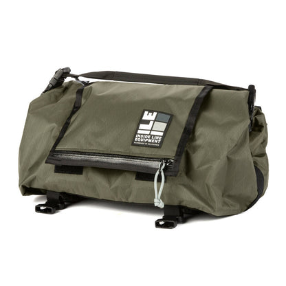 Porteur Rackbag - Waterproof Bike Bag - X-Pac Sailcloth &amp; Cordura - Front Rack Bicycle Bag - 42L Capacity - Handmade in USA